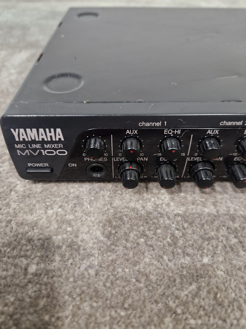 Yamaha Mv100 Mic Line Mixer - 10-Channel, Compact Design - Very Good w/ Manuals - image 2