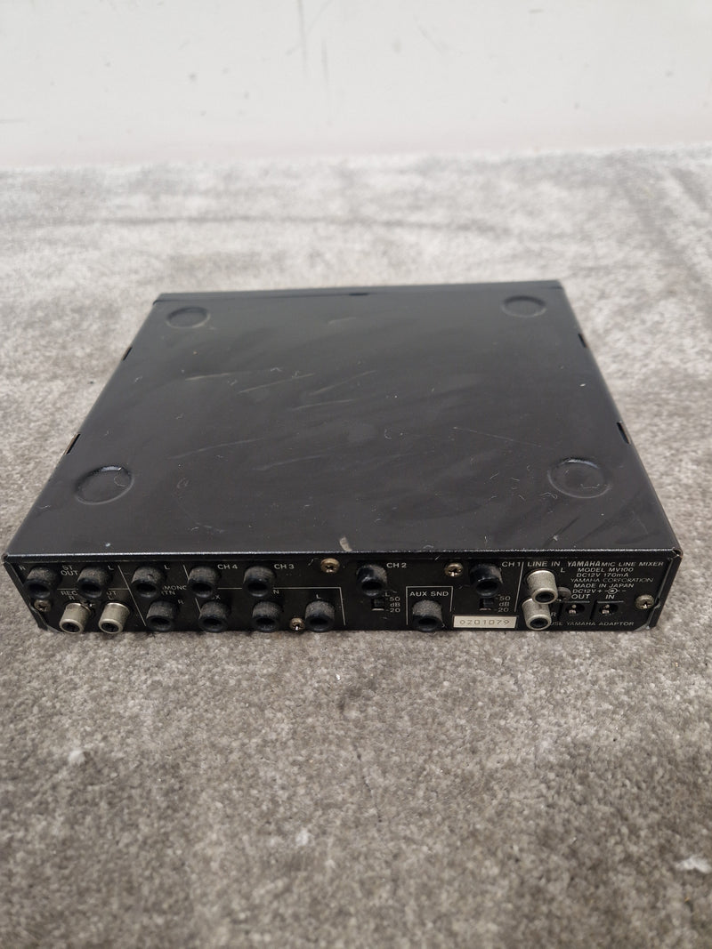 Yamaha Mv100 Mic Line Mixer - 10-Channel, Compact Design - Very Good w/ Manuals - image 4
