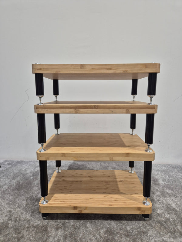Atacama Evoque Eco 60-40 Modular Hi-fi Rack - Bamboo Construction, Vibration Dampening - Excellent