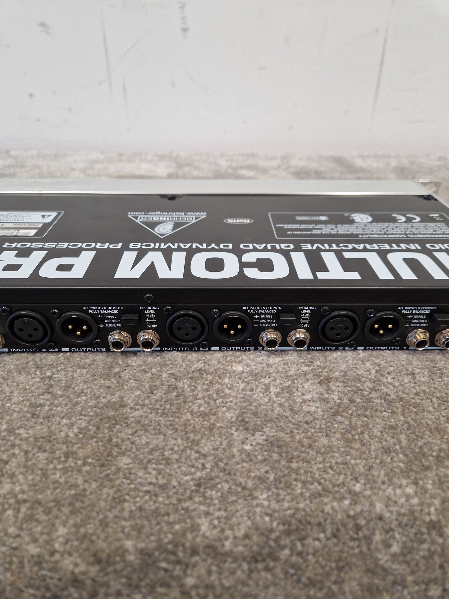 Behringer Multicom PRO-XL Processor MDX4600 - Dynamic Range Processor - Excellent