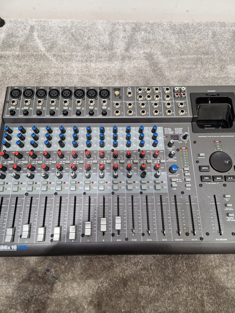 Alesis IMultiMix 16USB Mixing Desk - 16-Channel USB Interface - Good - image 3