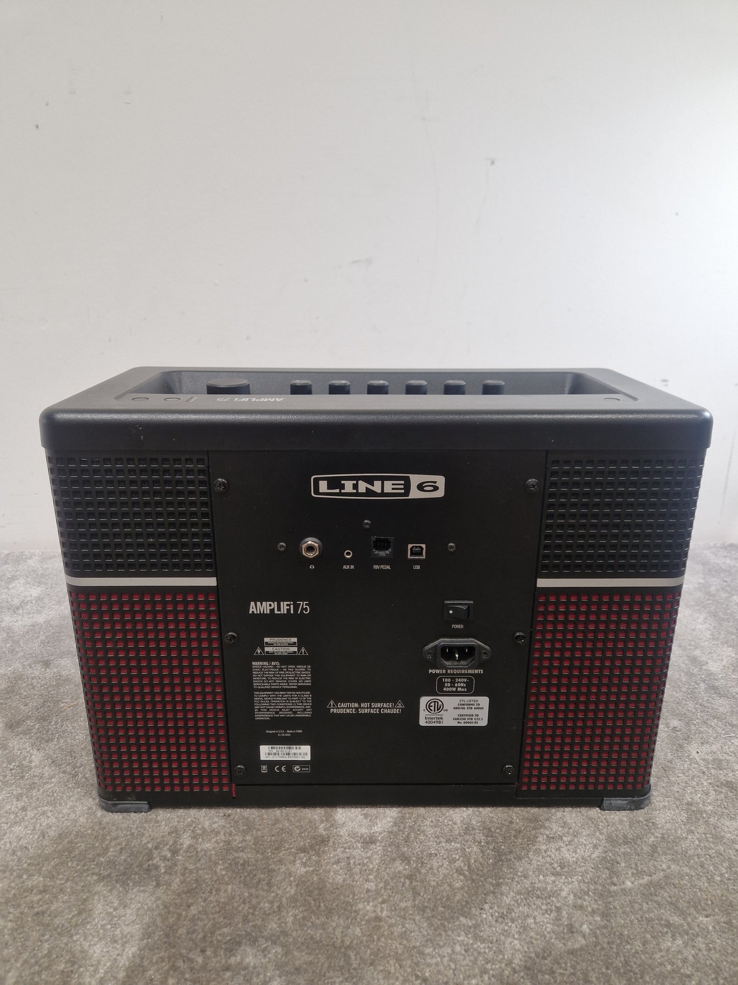 Line 6 Amplifi 75 - Bluetooth Modeling Amp - Excellent w/ Power Supply