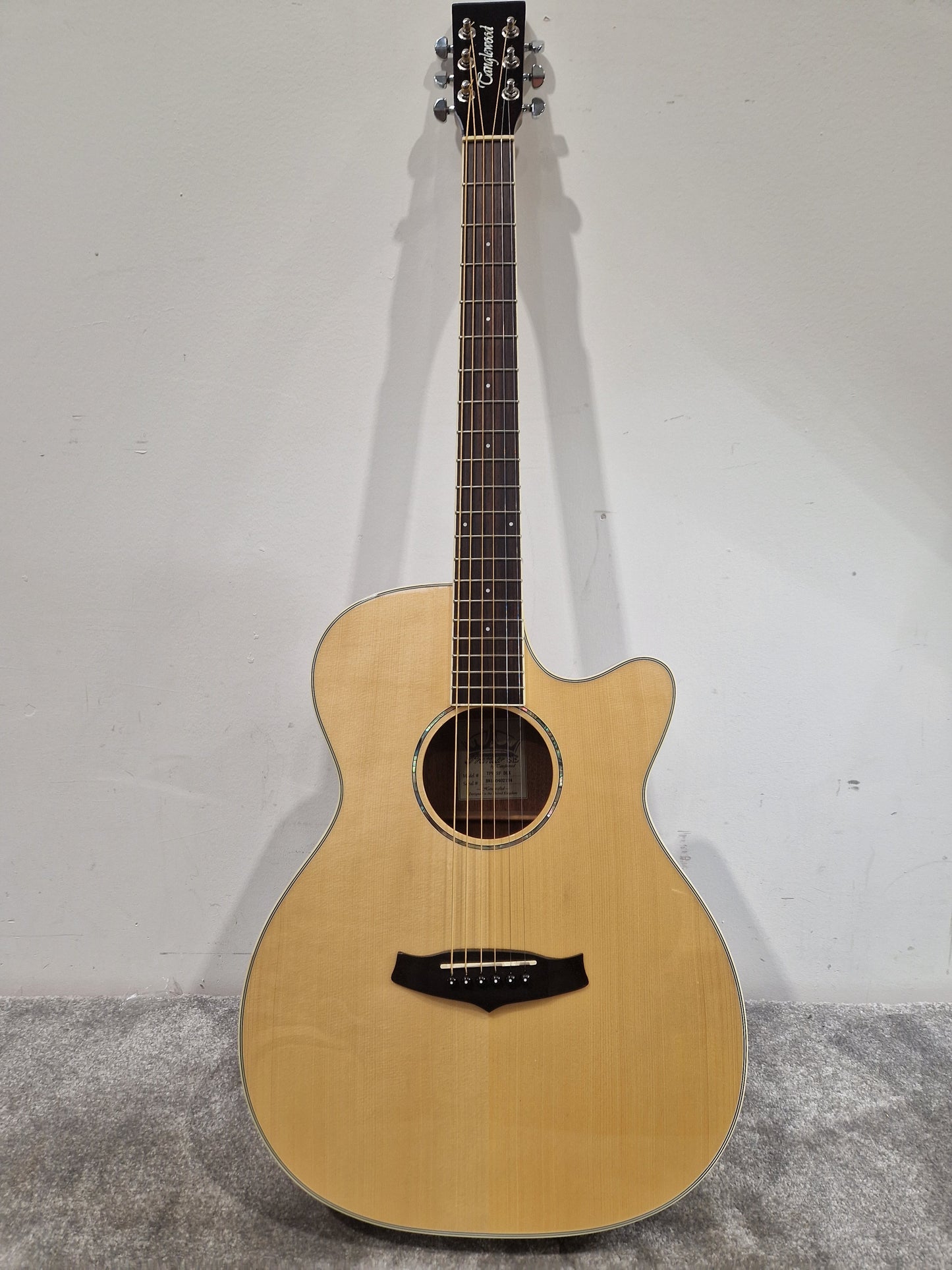 Tanglewood Tpe SF-DLX - Deluxe Electro-Acoustic Guitar - Excellent w/ Hard Case