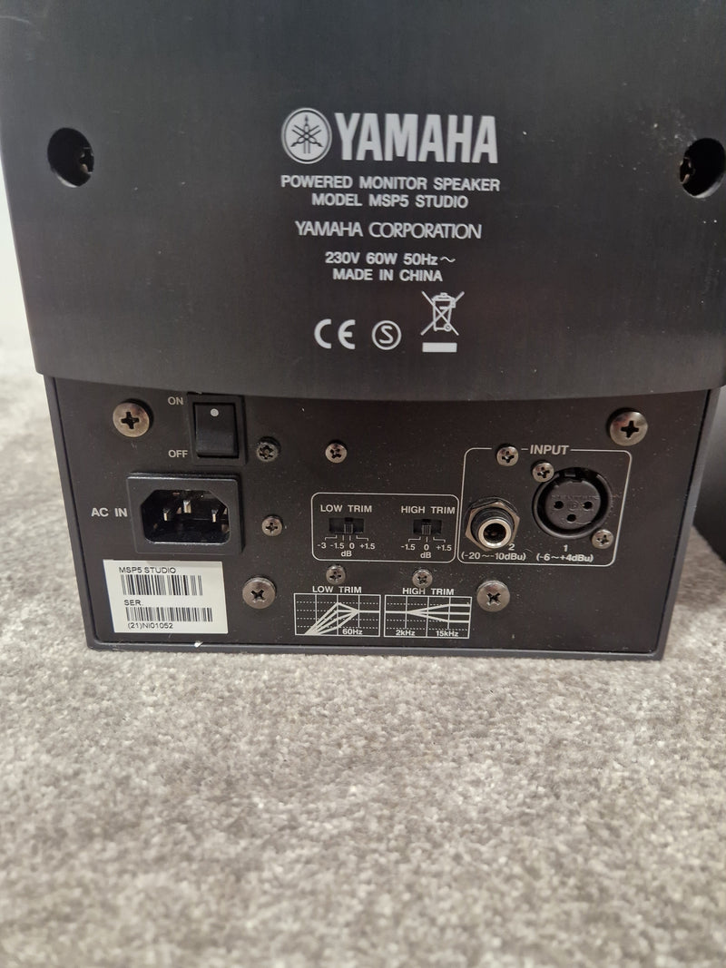 Yamaha MSP5 Speakers - Compact Studio Monitors - Excellent w/ Original Box & Power Supply - image 4