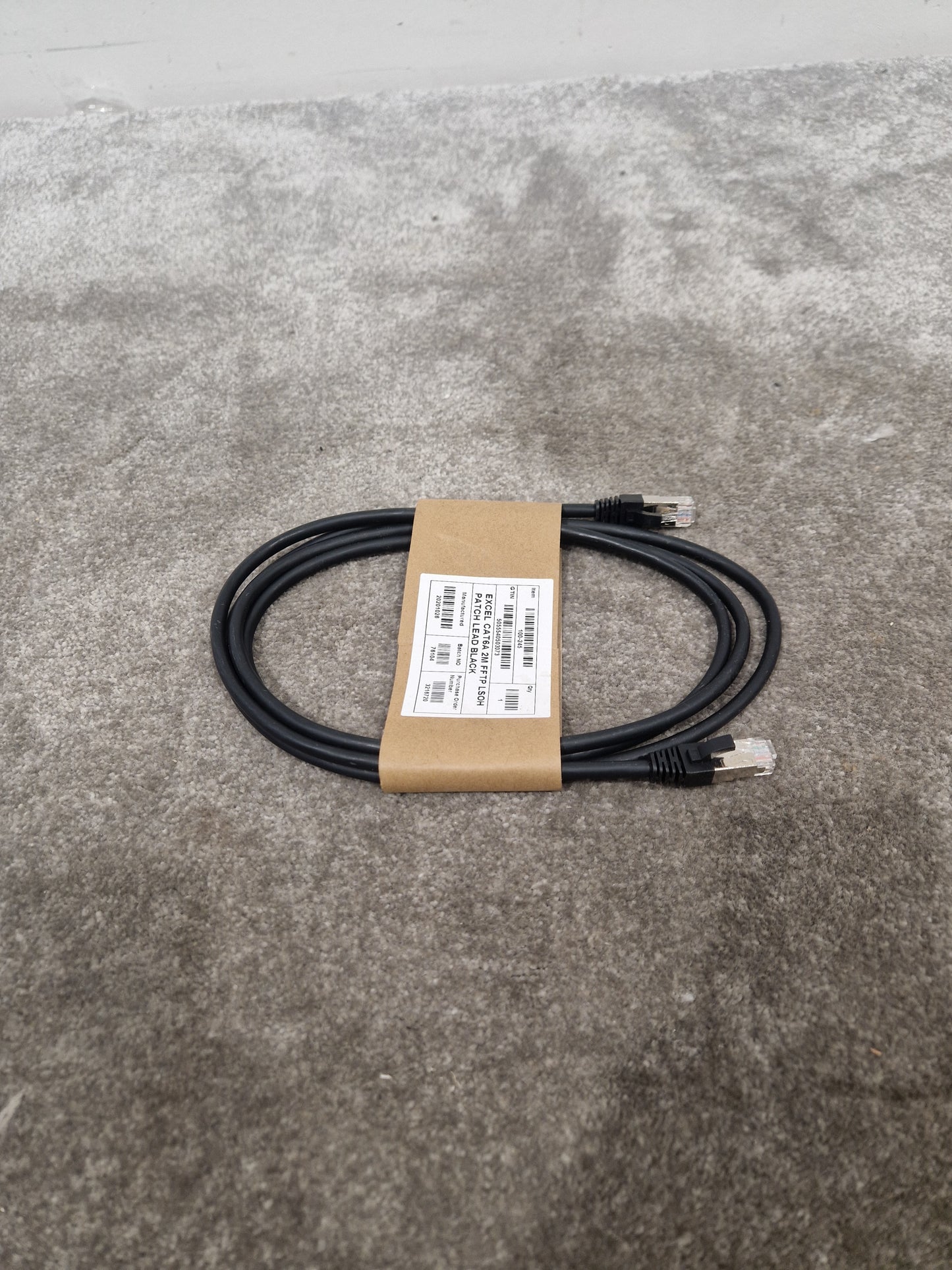 Excel CAT6A 2M Ethernet Cable - High-Speed Data Transfer - Excellent w/ Original packet