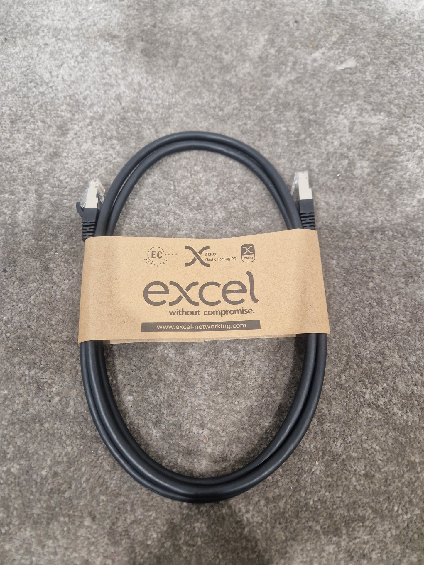 Excel CAT6A 1.5M Ethernet Cable - High-Speed Data Transfer - Excellent w/ Original packet