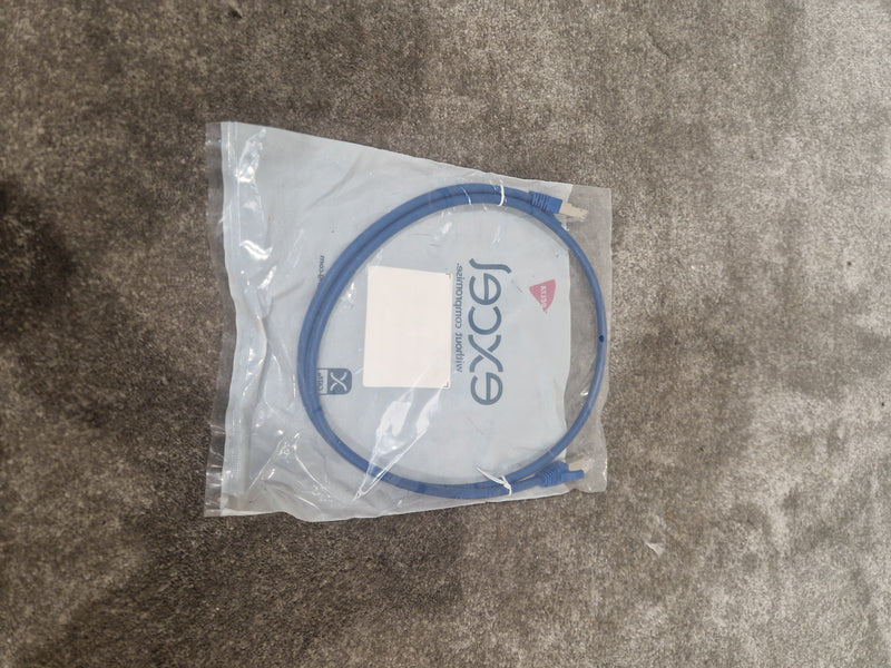 1M Excel Blue Ethernet Cable - High-Speed CAT6 - Excellent w/ Original Packing - image 3