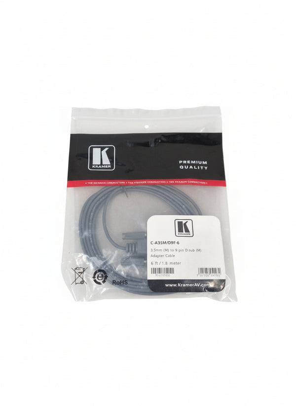 Kramer C-a35m/D9f-6 Cable 6FT - High-Quality Audio Connection - Excellent w/ Original Packing