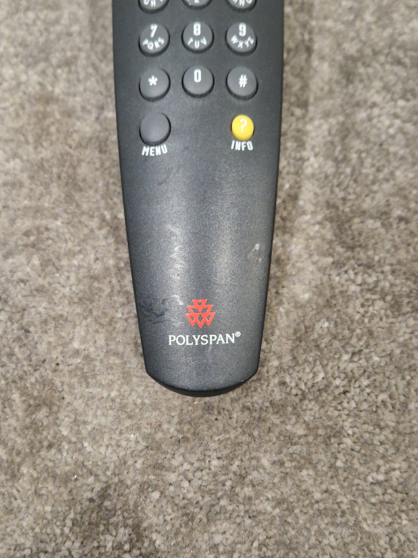 POLYCOM T90672 Remote Control - Advanced Teleconferencing Unit - Excellent