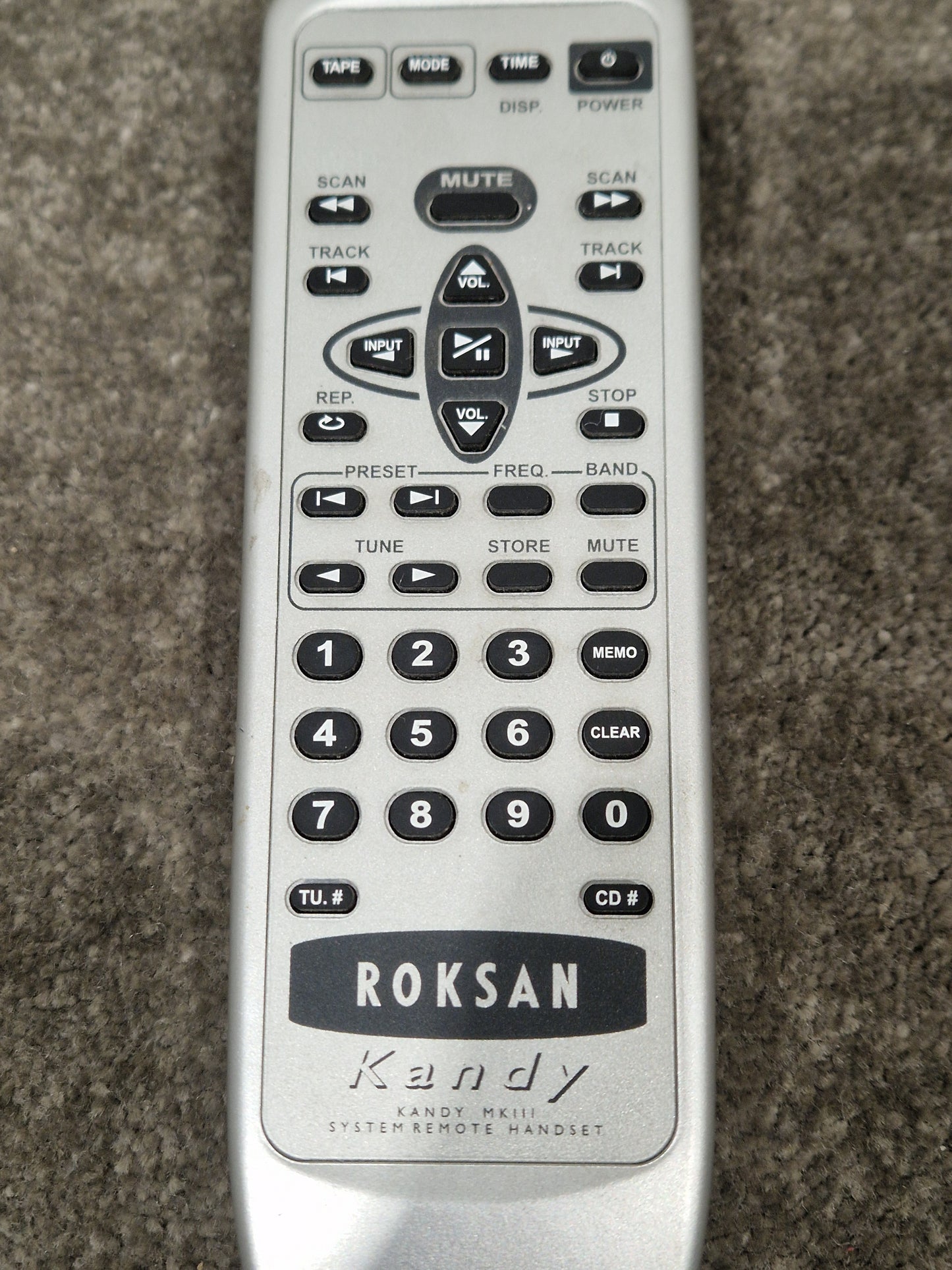 Roksan Kandy MK3 Remote Control - Audio System Compatibility - Excellent