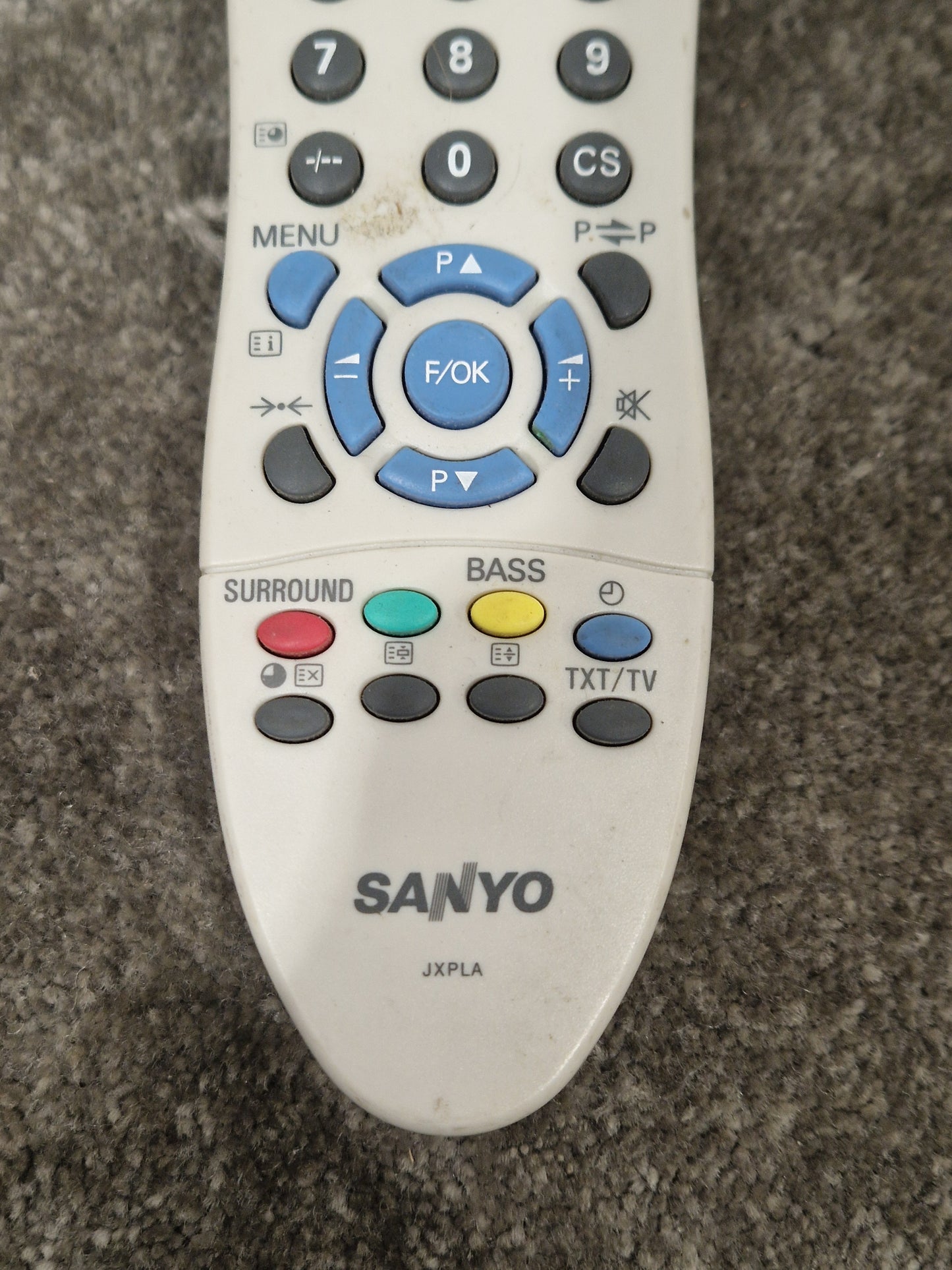 Sanyo JXPLA Remote Control - Universal Compatibility - Very Good