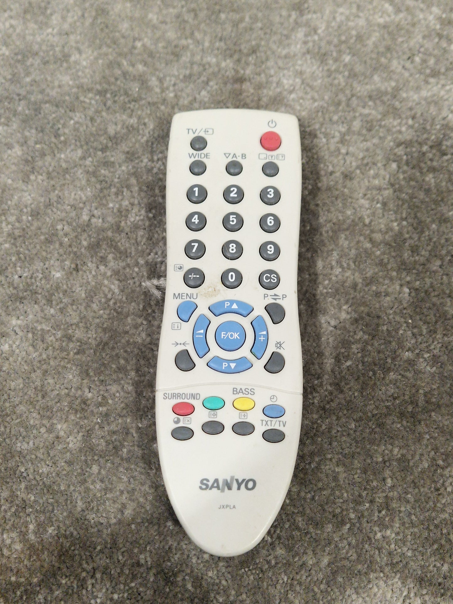 Sanyo JXPLA Remote Control - Universal Compatibility - Very Good