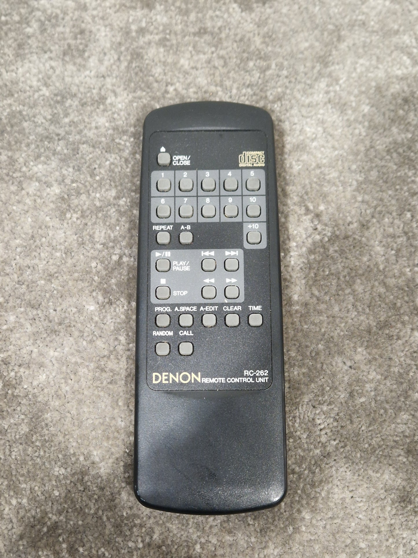 Denon RC262 Remote Controller - Compact Stereo Control - Excellent