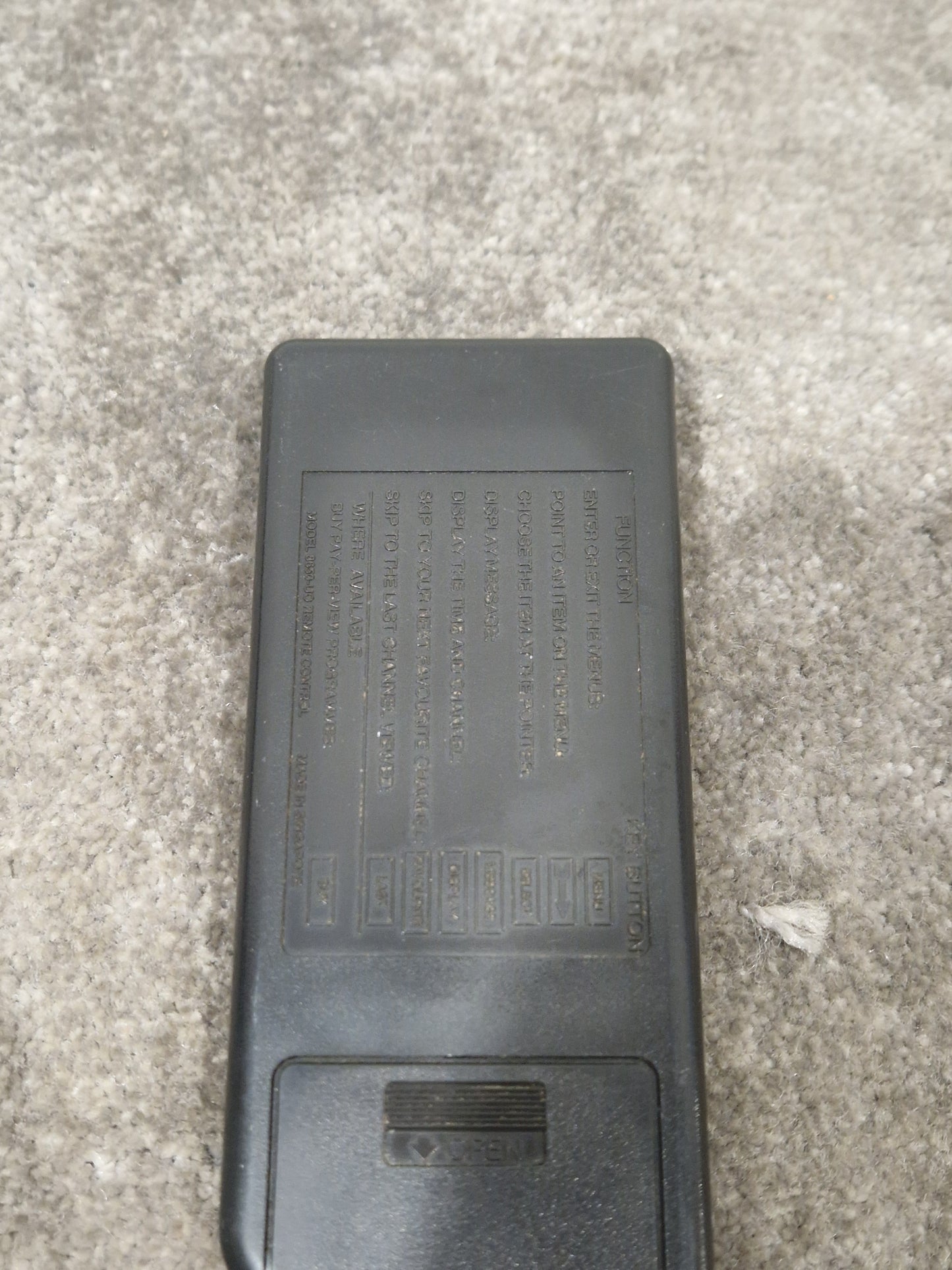 Scientific Atlanta Remote For Satellite TV - User-Friendly Design - Very Good