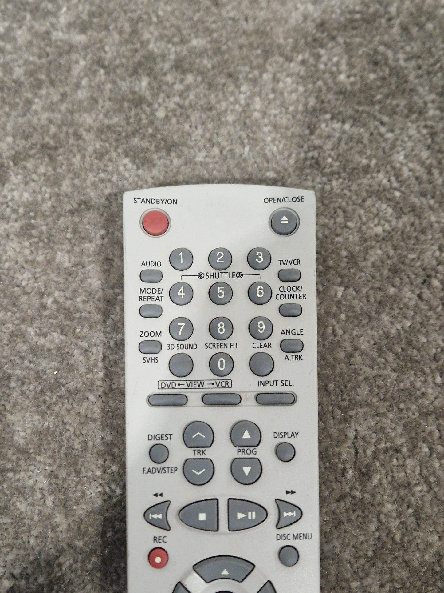 Samsung DVD Player Remote 00002A - Replacement Controller - Excellent