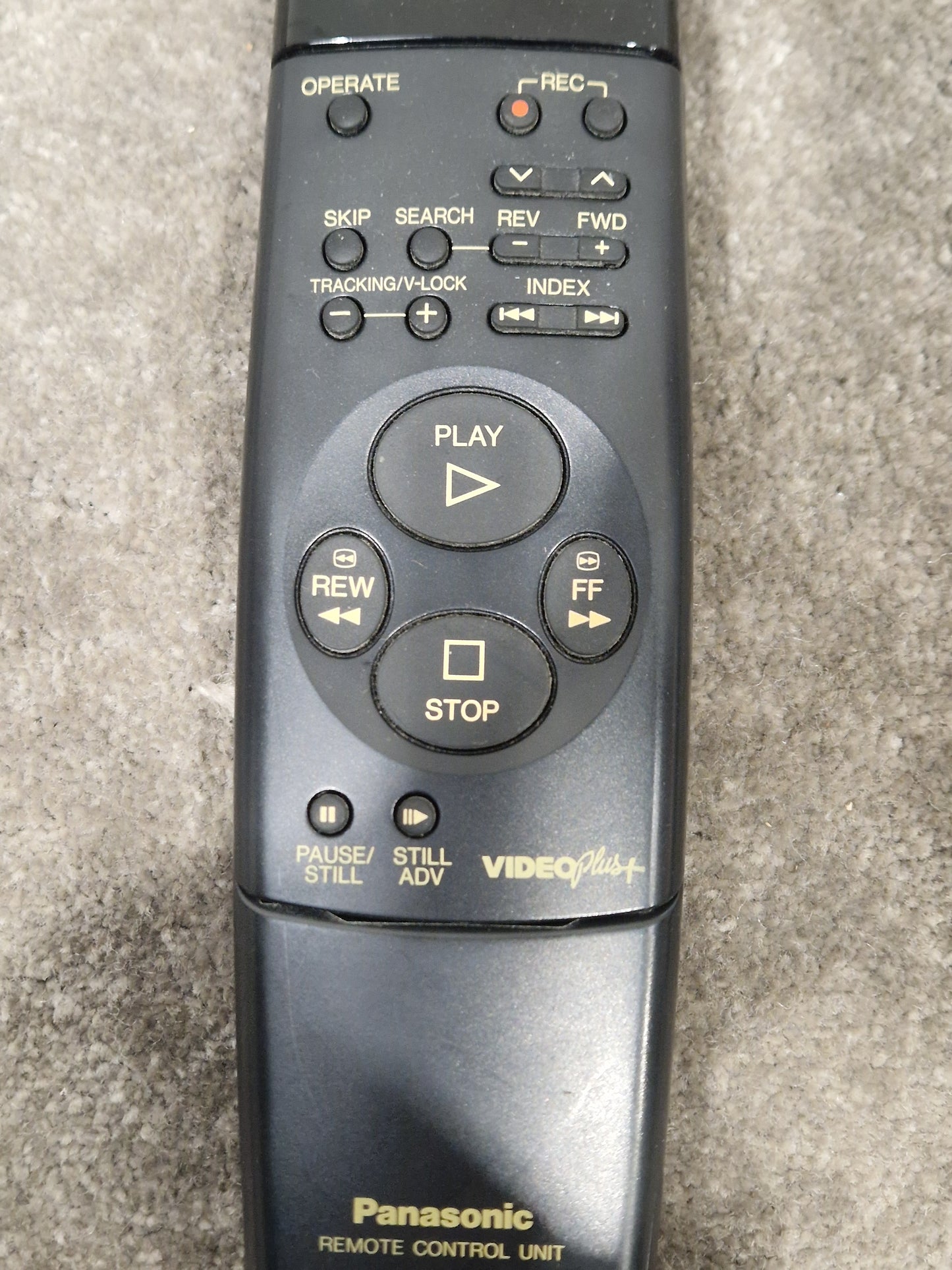 Panansonic Remote Control Video Plus - Advanced Universal Remote - Very Good