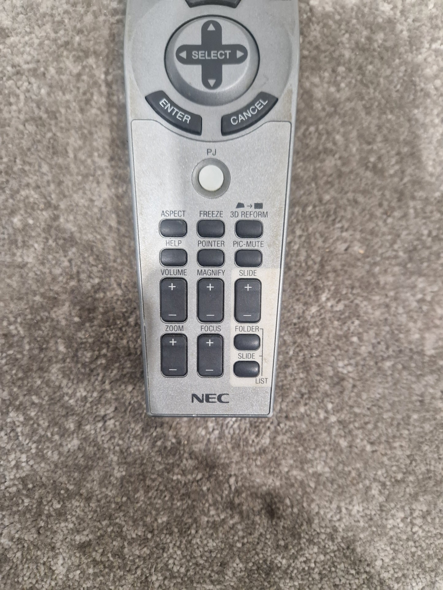 NEC RD-394E Projector Remote Controller - Reliable Control Device - Good