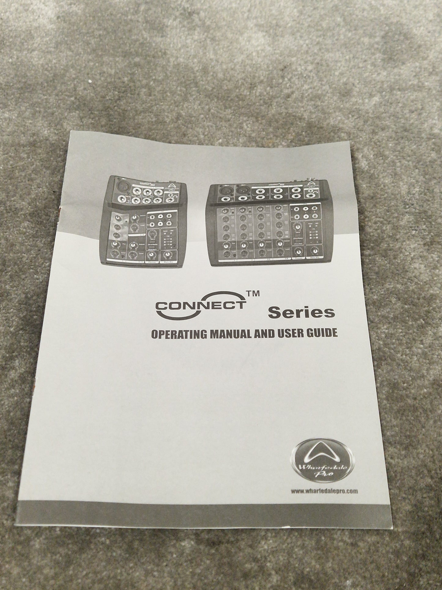 Wharfedale Pro Connect 502 Compact Mixer - 5-Channel Audio Control - Excellent w/ Original Box & Power Supply