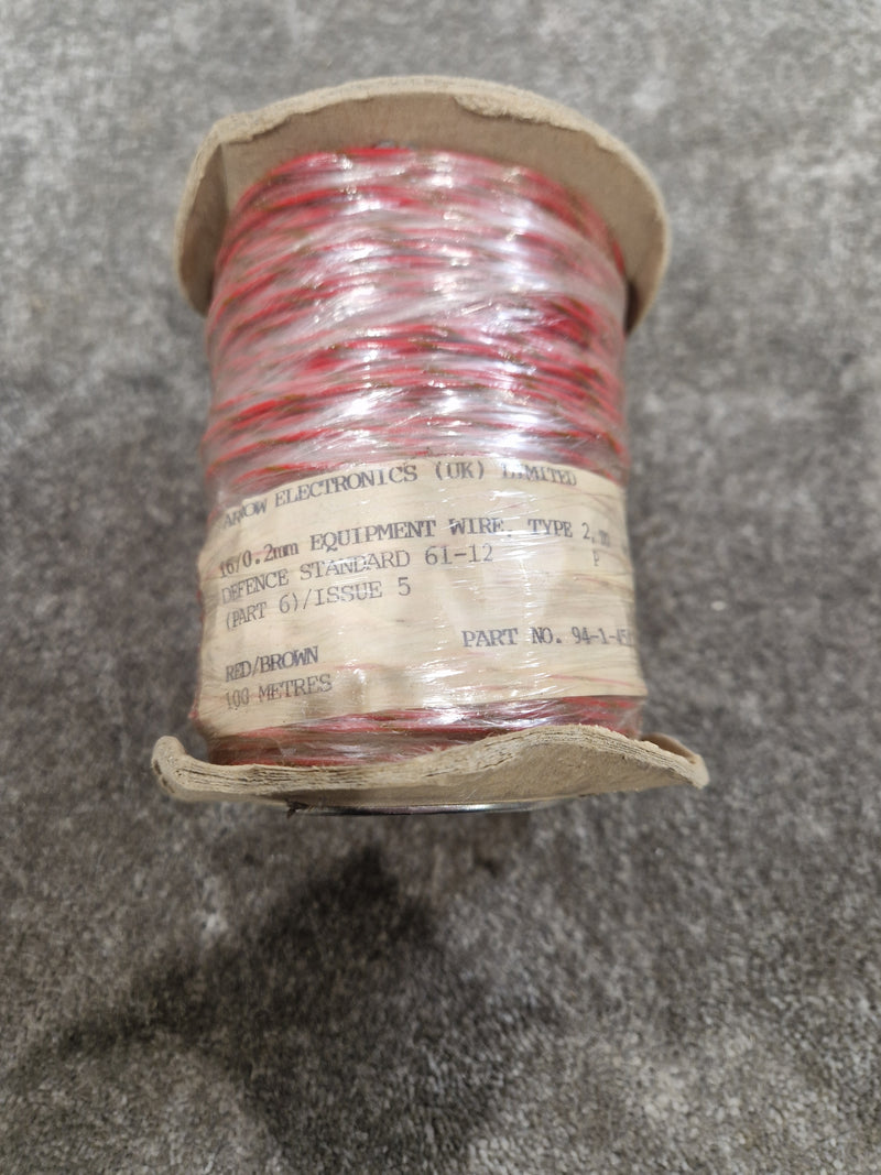 Arrow Electronics 16/0.2mm Equipment Wire Red And Brown 100 Metres - Durable Insulation - Excellent - image 6