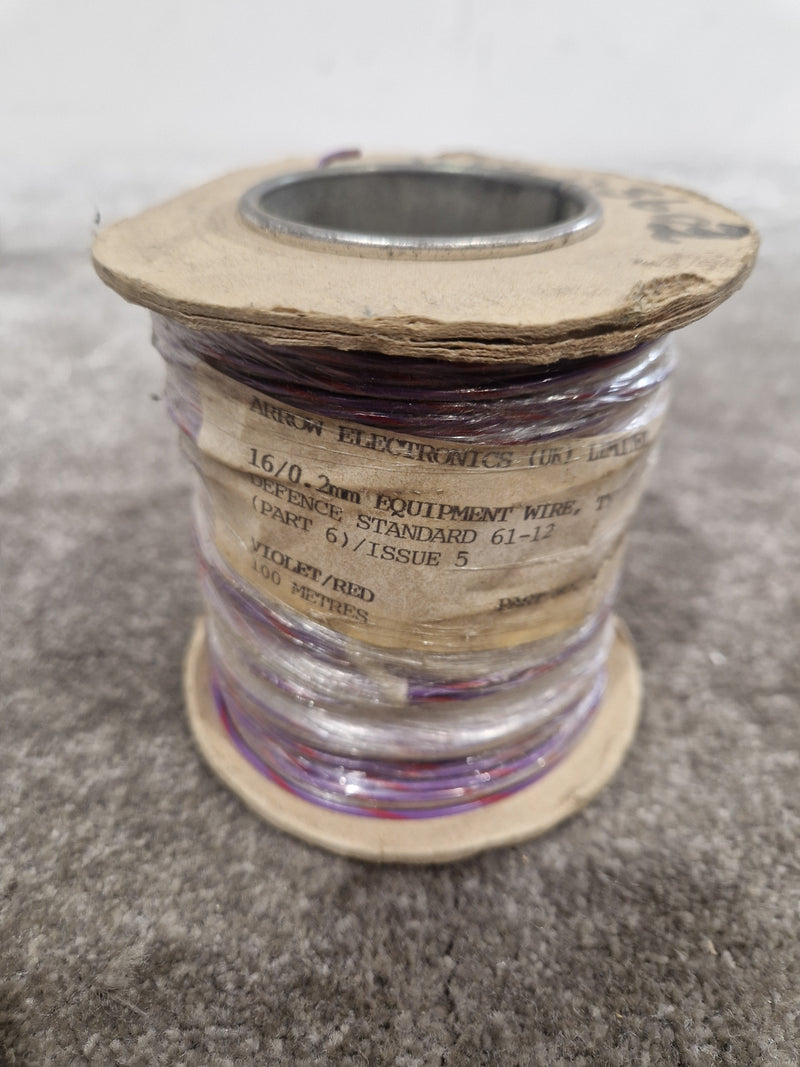Arrow Electronics 16/0.2mm Equipment Wire Type 2 Violet And Red 100 Metres - Durable Insulation - Excellent - image 6