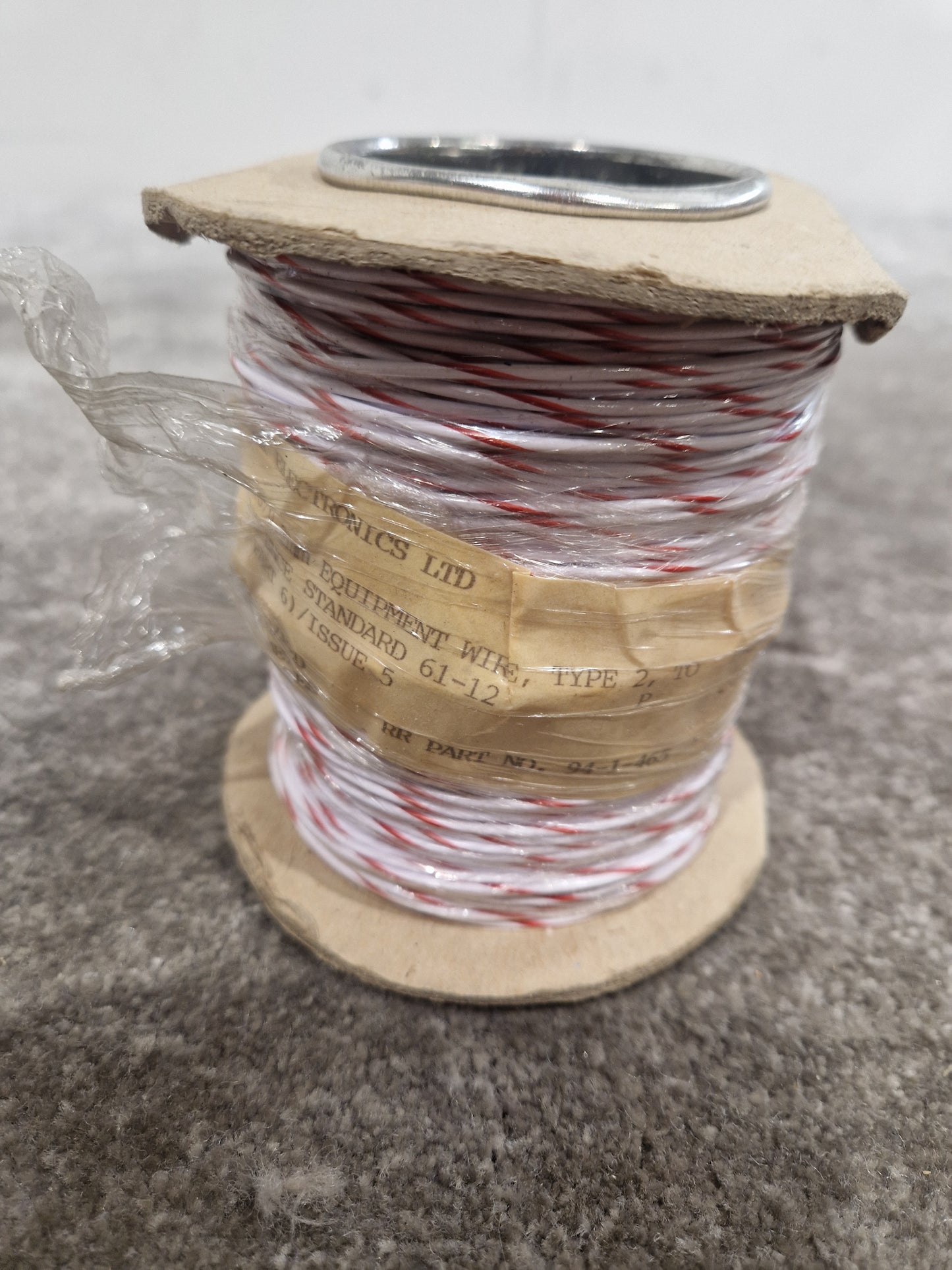 RR Electronics 7/0.2mm Equipment Wire Type 2 White And RED100 Metres - High-Quality Cabling - Excellent