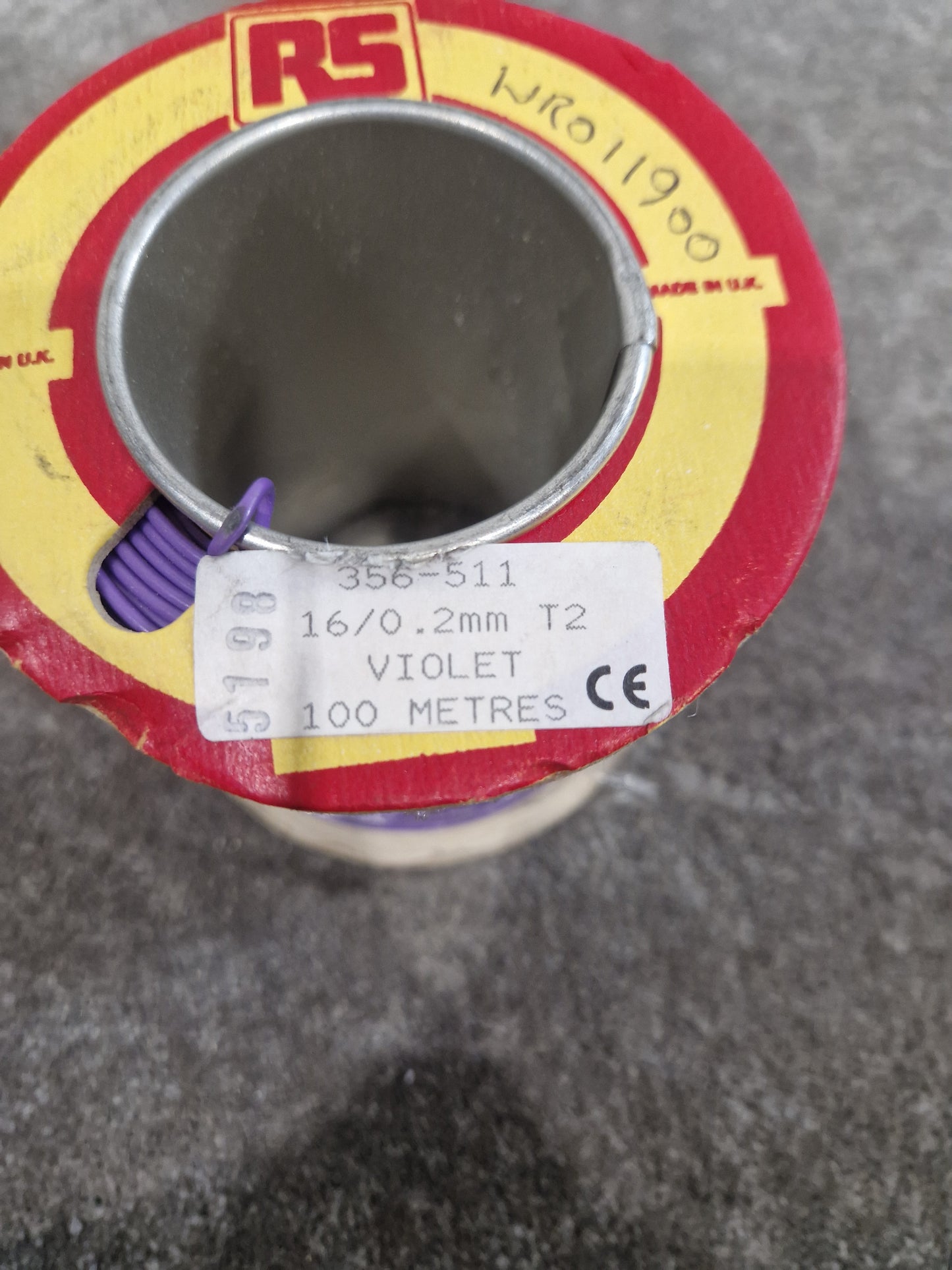RS 16/0.2mm Equipment Wire Type 2 Violet 100 Metres - High Flexibility - Excellent