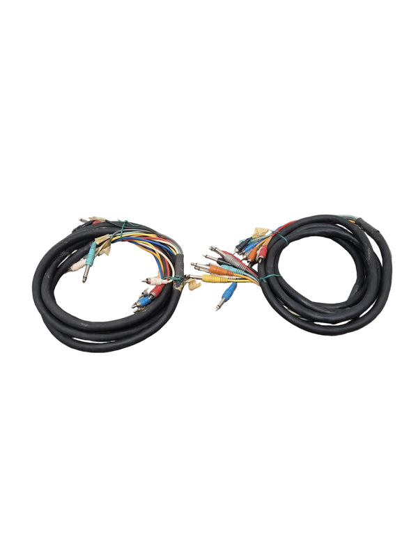 8 Channel Unbranded Cable 10FT Pair - Multi-Channel Audio Link - Very Good