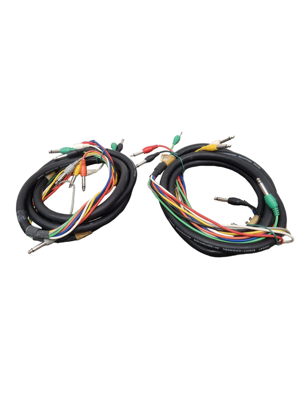 Hosa 8 Channel Hi-Definition Recording Snake Pair - Pro Audio Connection - Excellent