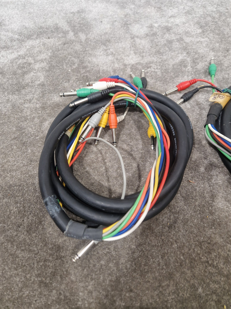 Hosa 8 Channel Hi-Definition Recording Snake Pair - Pro Audio Connection - Excellent - image 6