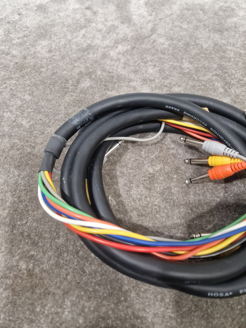 Hosa 8 Channel Hi-Definition Recording Snake Pair - Pro Audio Connection - Excellent - image 9