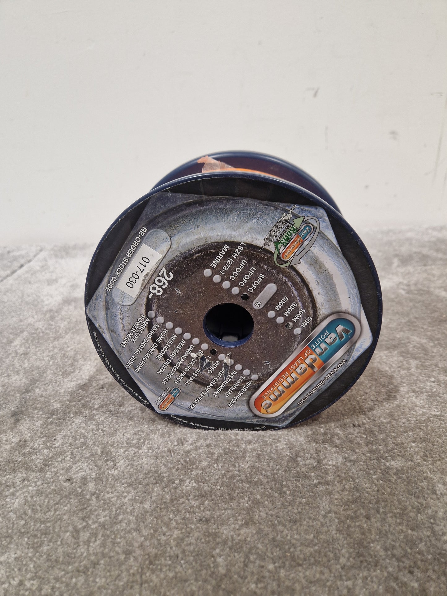 Van Damme 100M Equipment Wire Orange - High-Fidelity Audio Cable - Excellent