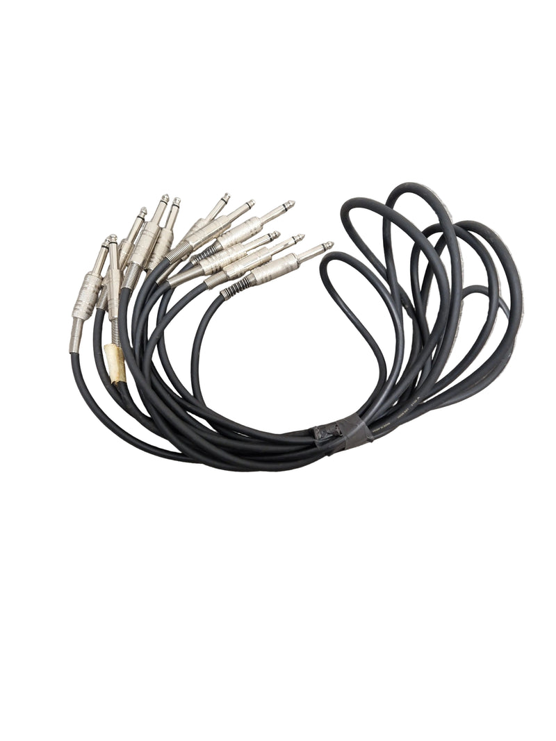 6 Unbranded 3FT Guitar/Speaker Leads - Durable Audio Connection - Excellent - image 1