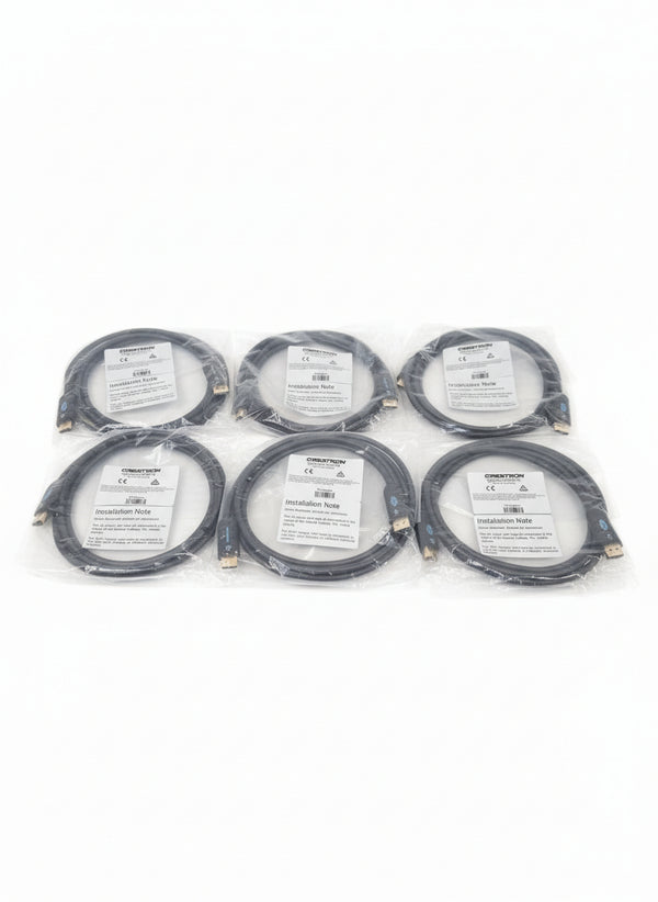 6 Crestron HDMI Cables - High-Speed Connectivity - Excellent
