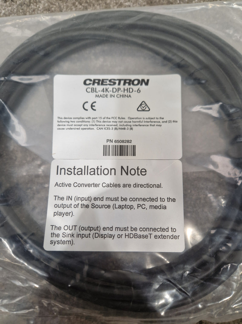 6 Crestron HDMI Cables - High-Speed Connectivity - Excellent - image 4