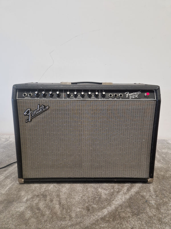 Fender 212R - 100W Solid-State Combo Amp - Good w/ Power Supply & Fender Pedal
