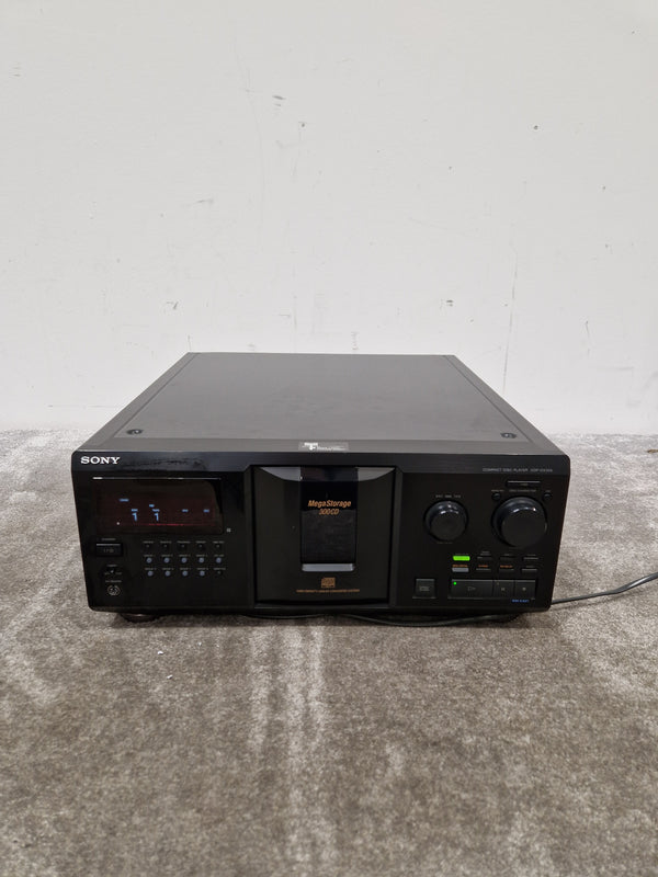 Sony CDP-CX355 - 300-Disc CD Changer - Spares or Repair w/ Power Supply & Remote