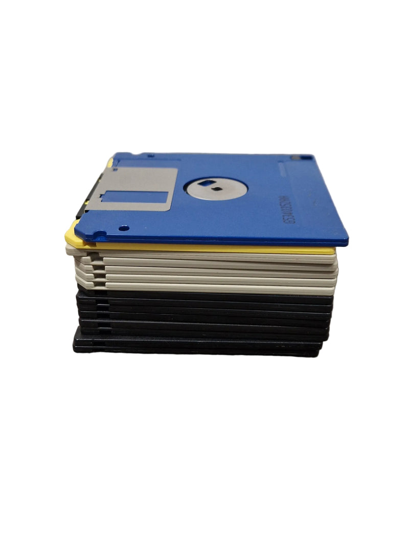14 HD Floppy Discs Multicoloured - Vintage Data Storage - Excellent - image 1