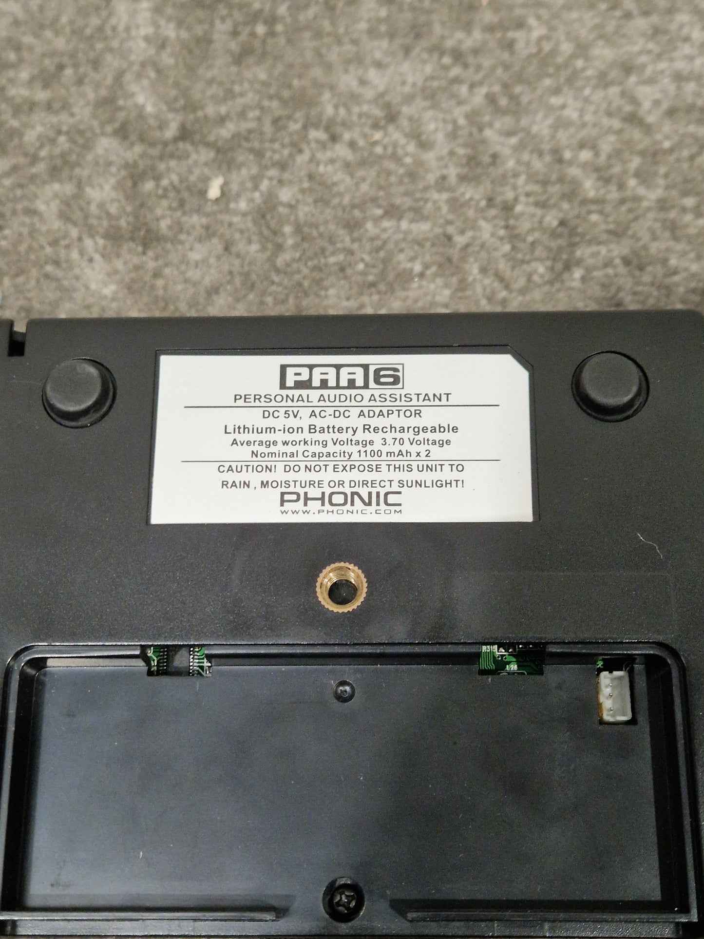 Phonic PAA6 - Handheld Audio Analyzer - Excellent w/ Original Box & Power Supply