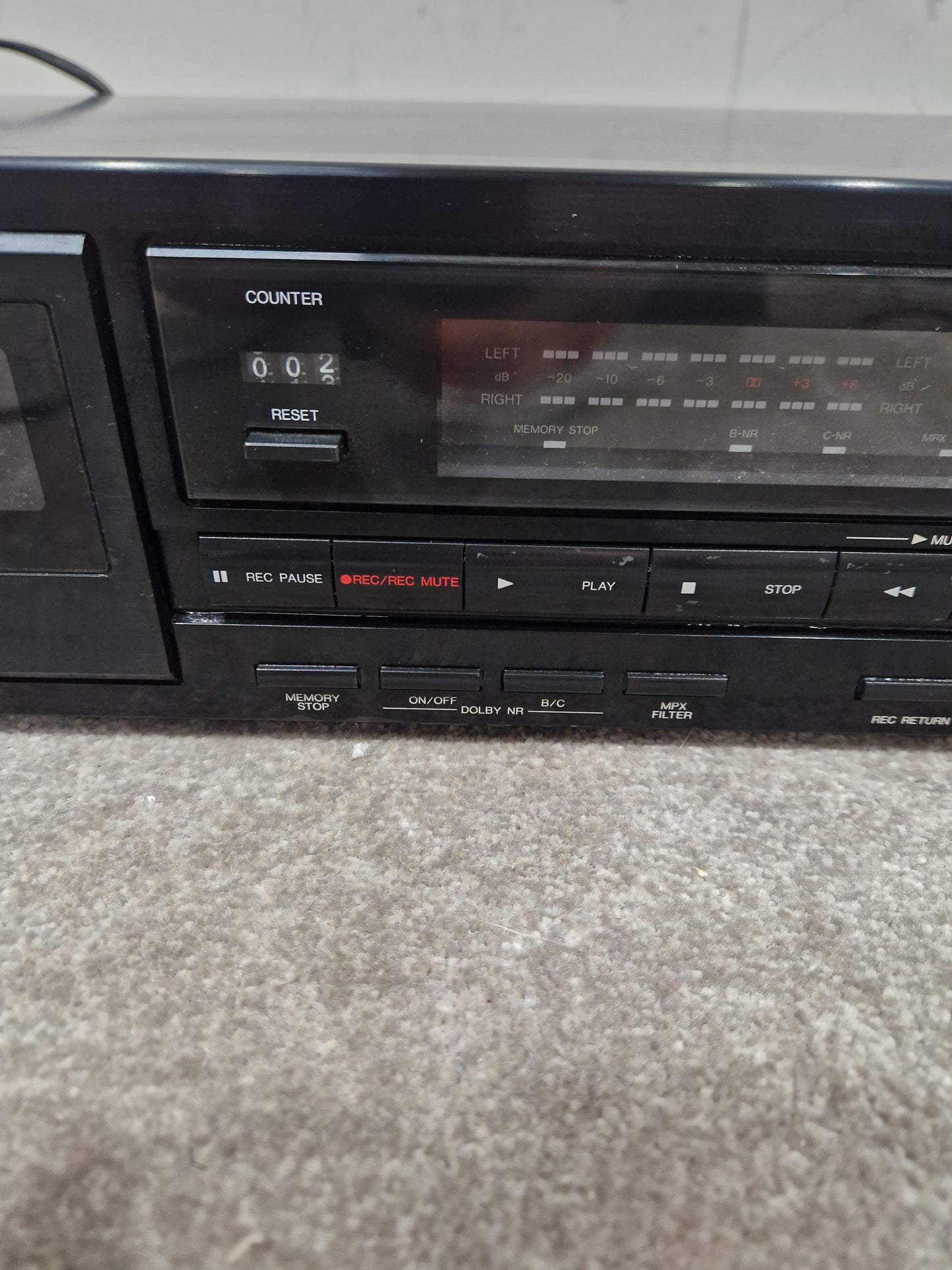 Denon DRM-510 - Cassette Deck Recorder - Very Good w/ Power Supply