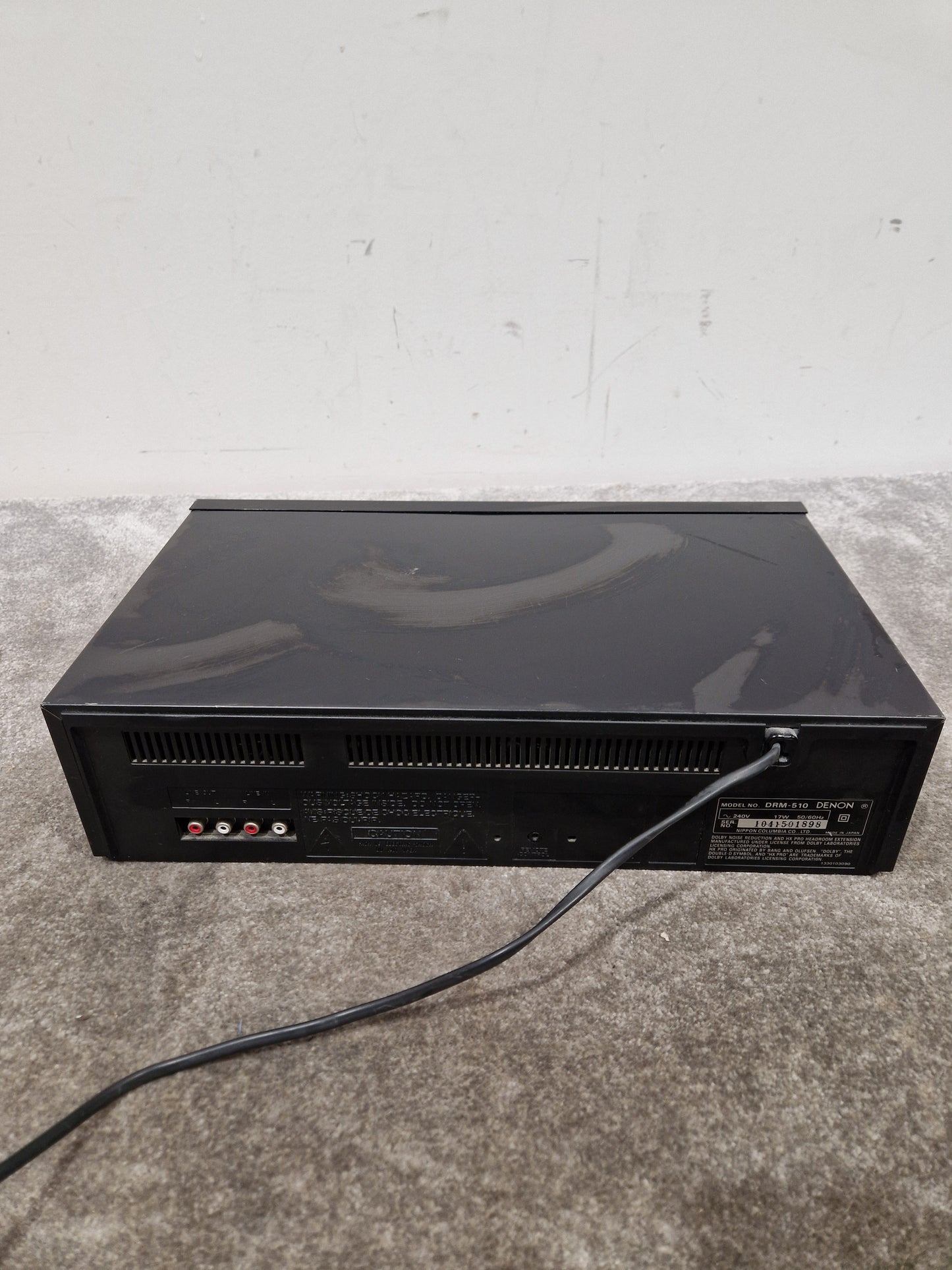 Denon DRM-510 - Cassette Deck Recorder - Very Good w/ Power Supply