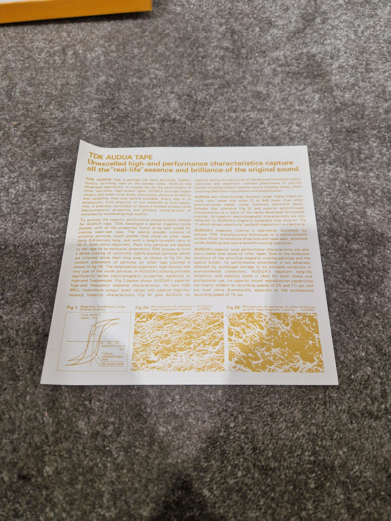 Soda - Britpop Band Collectible Broadcast Cue Master Tape - Very Good w/ Handwritten Program Notes - image 6