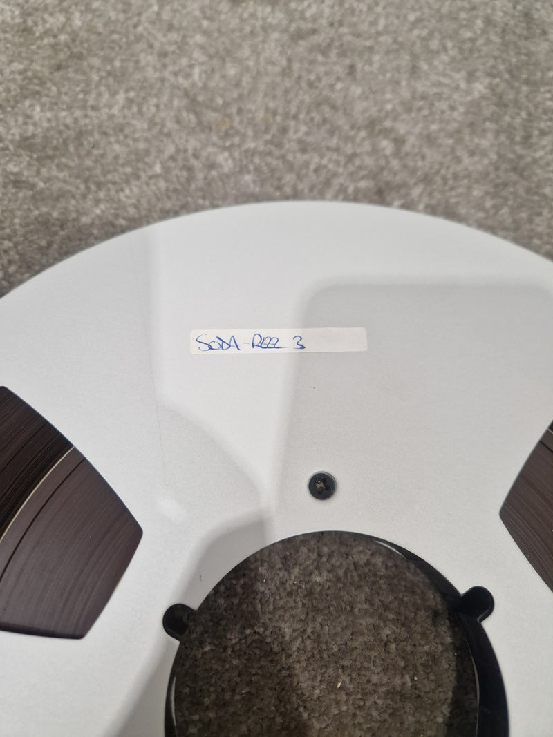Soda - Britpop Band Collectible Eden Studio Master Reel #3 - Very Good w/ Box & Session Log - image 8