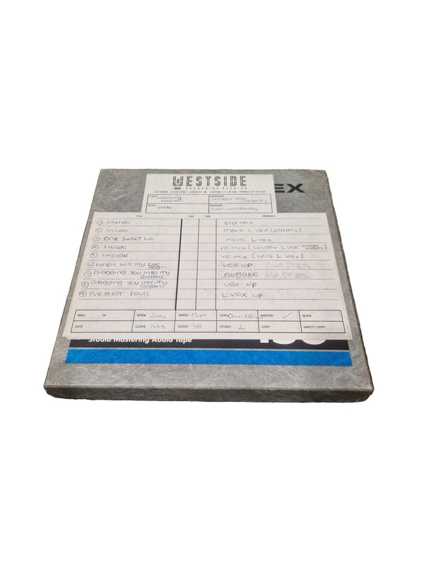 Soda – Britpop Band Collectible Westside Mastering Tape – Excellent w/ Vocal Mix Variants & Outtakes