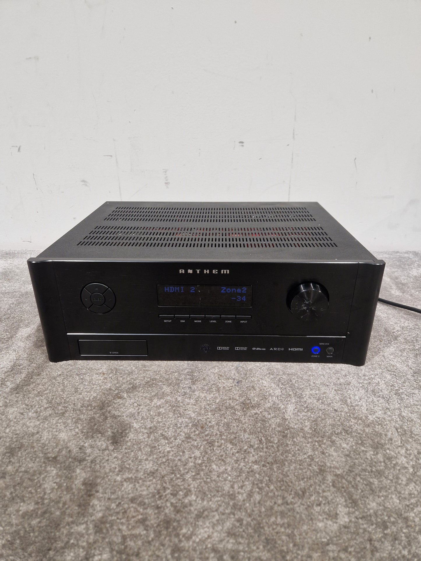 Anthem MRX-310 - High-Performance AV Receiver - Excellent w/ Power Supply