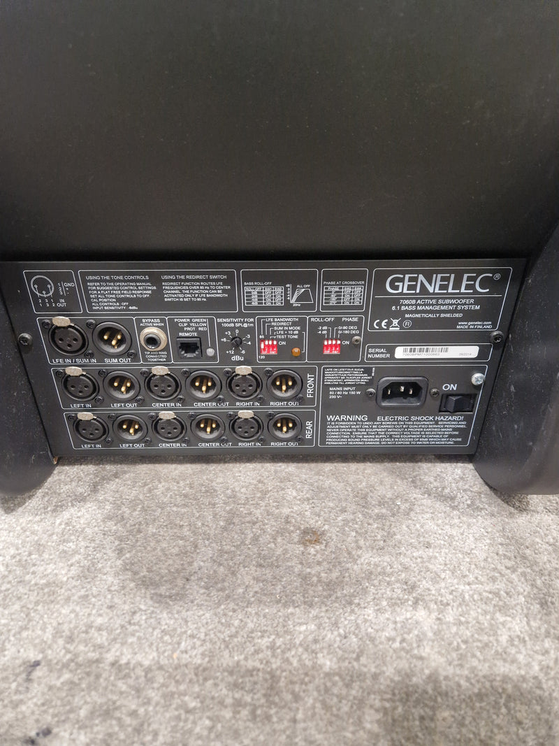 Genelec 7060B Active Subwoofer - Precise Bass Response - Very Good w/ Power Supply - image 6