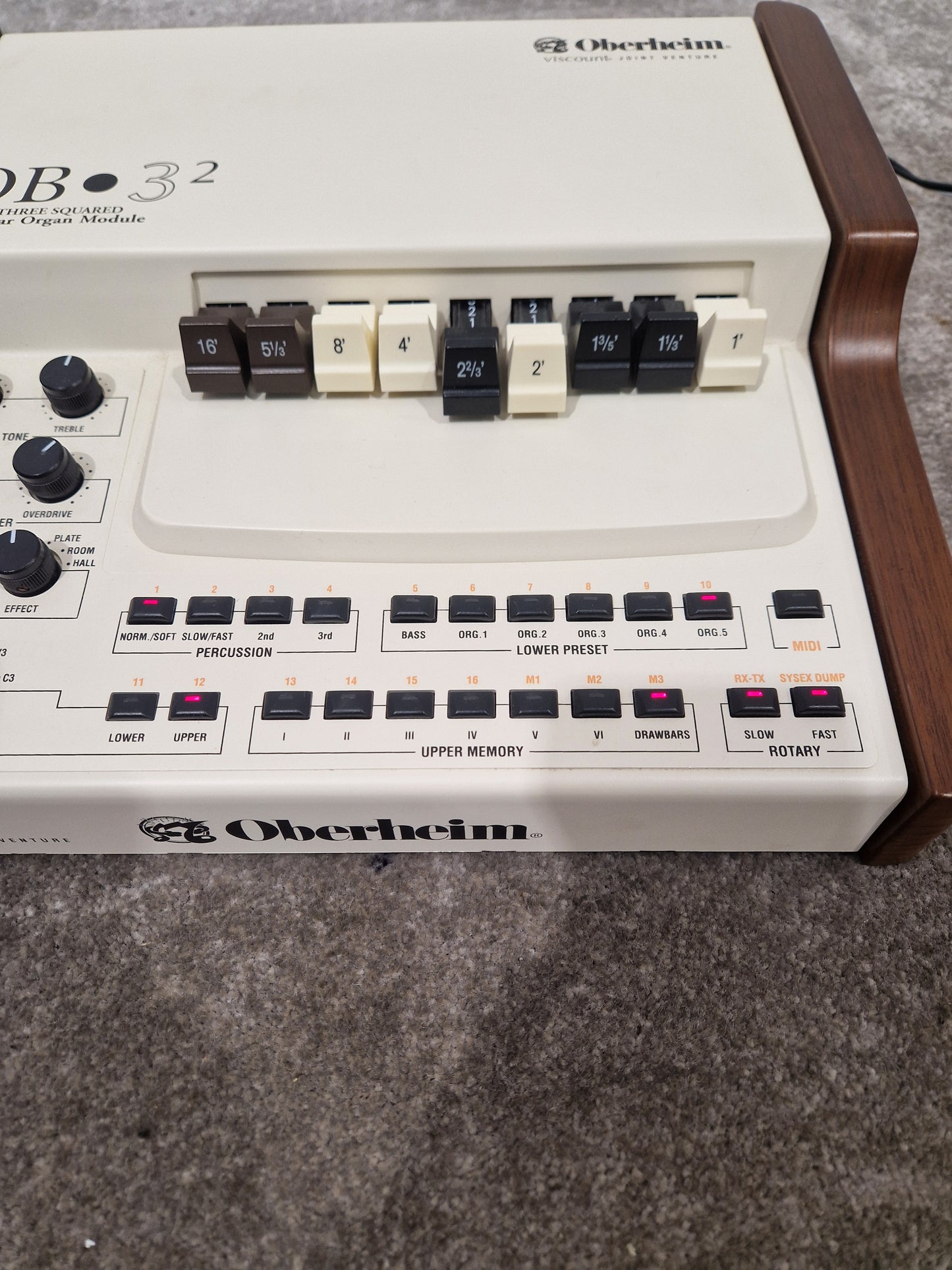 Oberheim OB3 - Classic Organ Emulator - Excellent w/ Power Supply