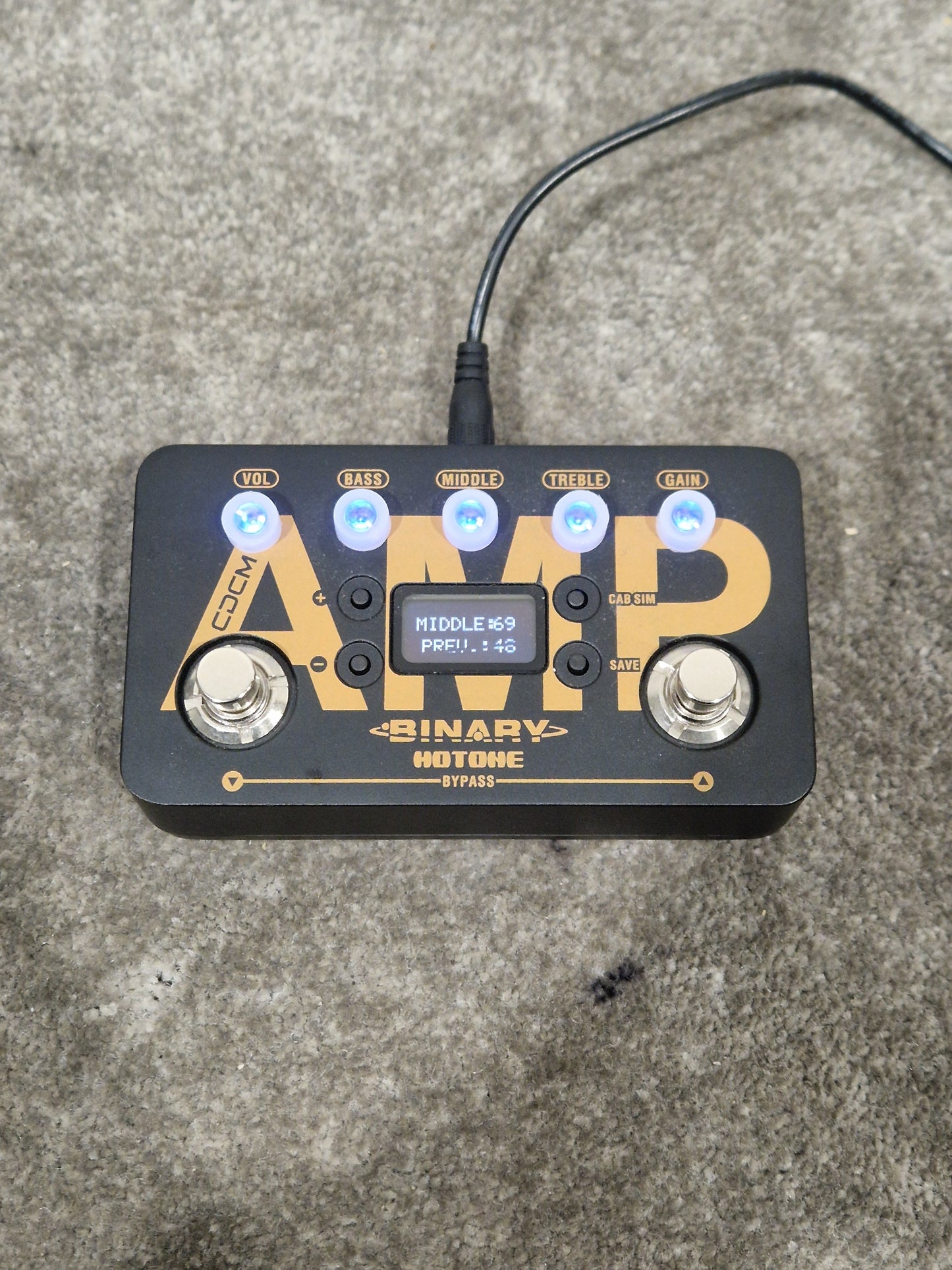 Hotone Binary AMP Simulator - 24-bit DSP Modeling - Excellent w/ Original Box