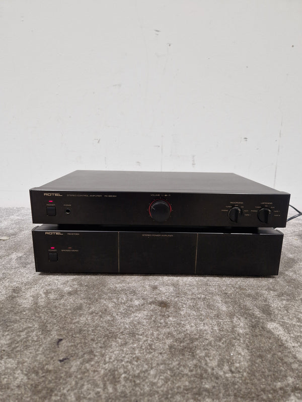 Rotel RC980BX With Rotel RB970BX - High-Fidelity Preamp/Amplifier - Excellent w/ Power Supply