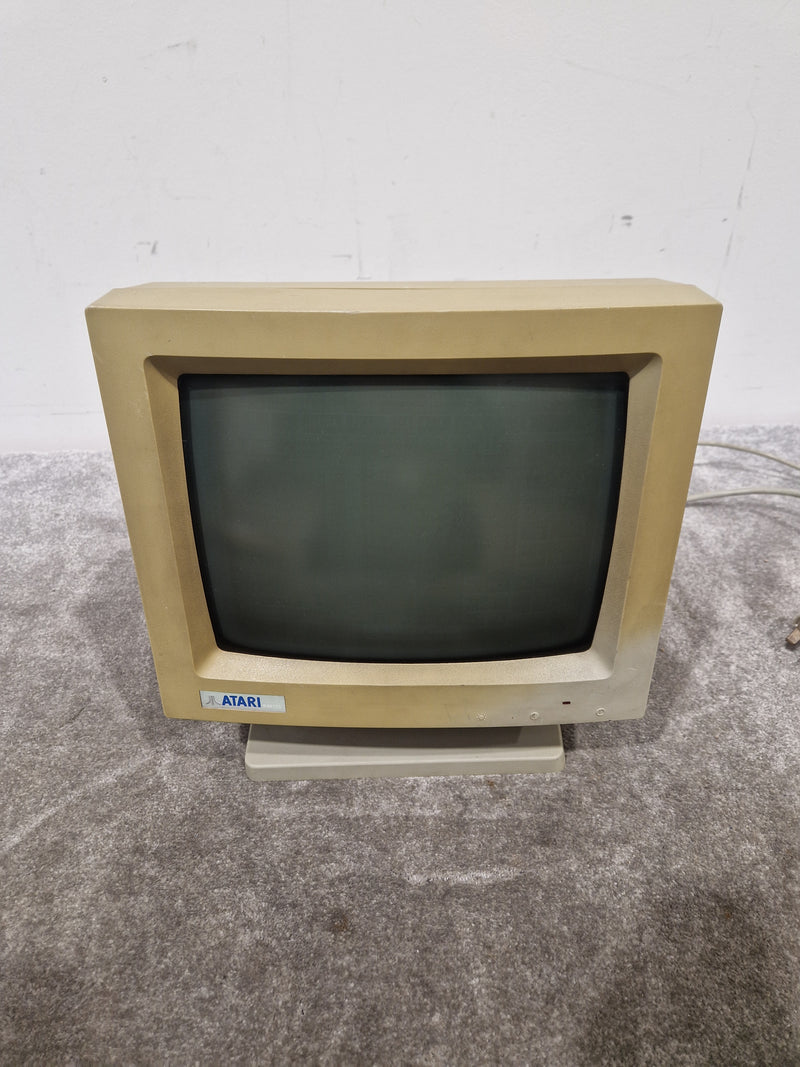 Atari SM125 - High-Resolution Monochrome Monitor - Very Good w/ Power Supply - image 2