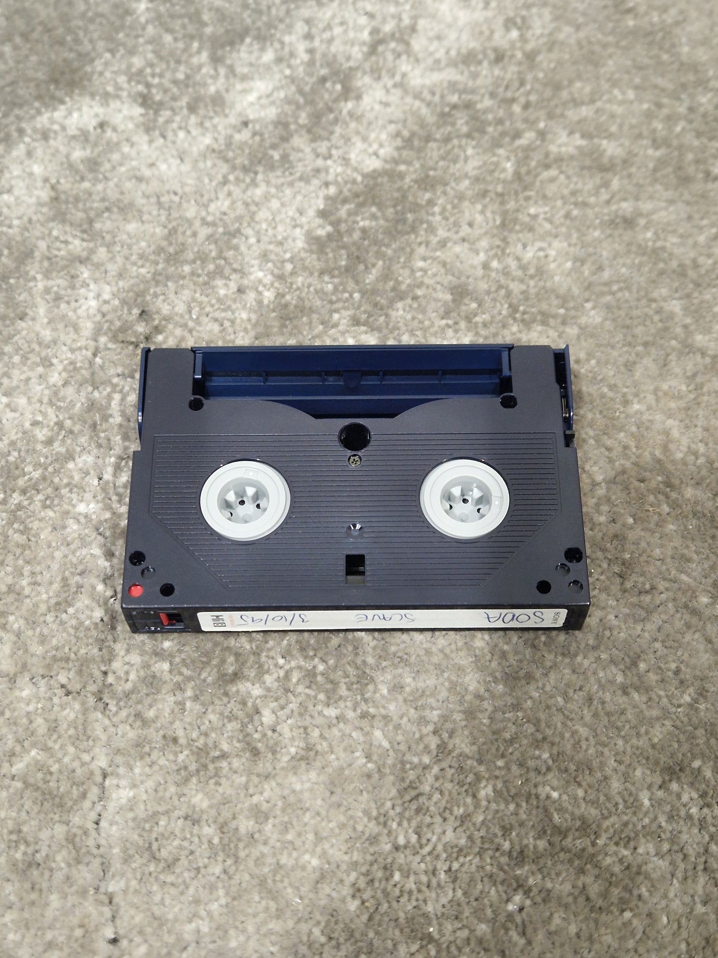 Soda – Britpop Band Collectible Sony Hi8 PCM Tape – Very Good w/ Vocal Backup Label